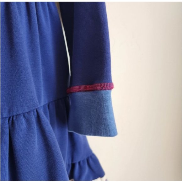 Wildflowers boutique 4 jacket over coat layer lace trim navy gold yellow - Picture 5 of 12